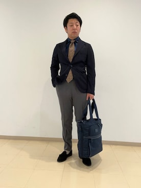 「SHIPS（シップス）のアイテム」を使った、柴田さん（メンズ・163cm）の夏コーディネート