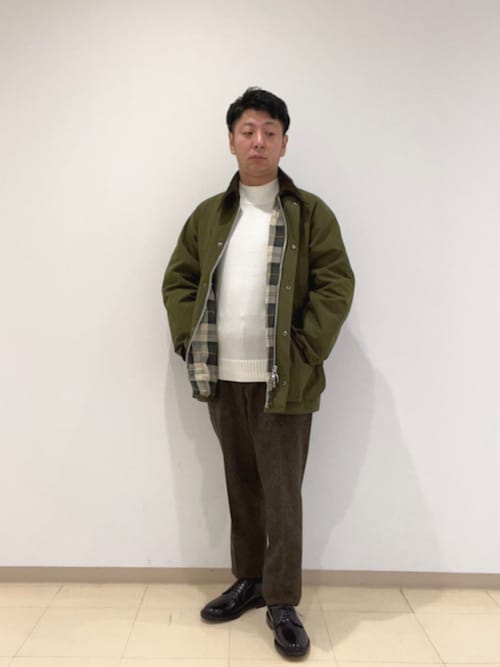 【SHIPS別注】Barbour 3/4 COAT サイズS SHIPS別注】Barbour: 3/4 COAT 4oz WAX COTTON（SHIPS）｜ルミネの