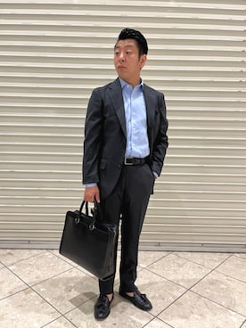 「アイテム（レッグウェア）」を使った、柴田さん（メンズ・163cm）の夏コーディネート