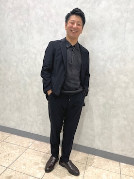 「アイテム（レッグウェア）」を使った、柴田さん（メンズ・163cm）の夏コーディネート