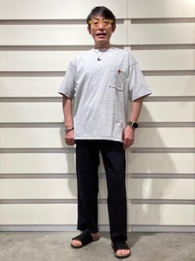 「涼しくて軽い「涼・軽パンツ」」｜よしおさんさん（メンズ・162cm）の夏コーディネート