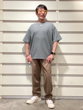 「涼しくて軽い「涼・軽パンツ」」｜よしおさんさん（メンズ・162cm）の夏コーディネート