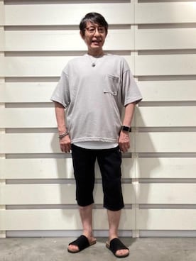 「涼しくて軽い「涼・軽パンツ」」｜よしおさんさん（メンズ・162cm）の夏コーディネート