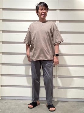 「涼しくて軽い「涼・軽パンツ」」｜よしおさんさん（メンズ・162cm）の夏コーディネート