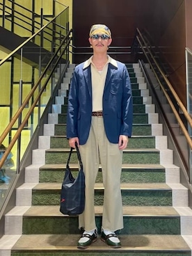 「BEAMS PLUS（ビームスプラス）のアイテム」を使った、BEAMS PLUSさん（メンズ・172cm）の春コーディネート
