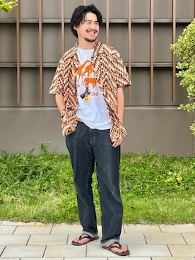 「BEAMS PLUS（ビームスプラス）のアイテム」を使った、BEAMS PLUSさん（メンズ・178cm）の夏コーディネート