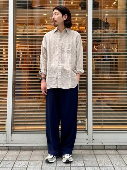 ワイドストレート 2プリーツ スラックス（スラックス）｜BEAMS