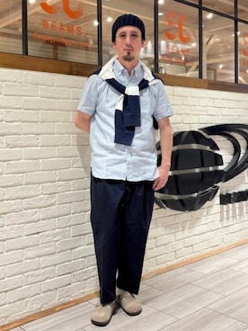 「BEAMS（ビームス）のアイテム」を使った、BEAMS PLUSさん（メンズ・178cm）の夏コーディネート