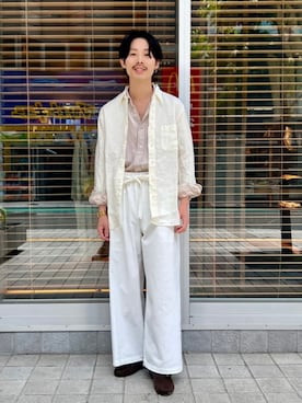 「BEAMS PLUS（ビームスプラス）のアイテム」を使った、BEAMS PLUSさん（メンズ・165cm）の夏コーディネート