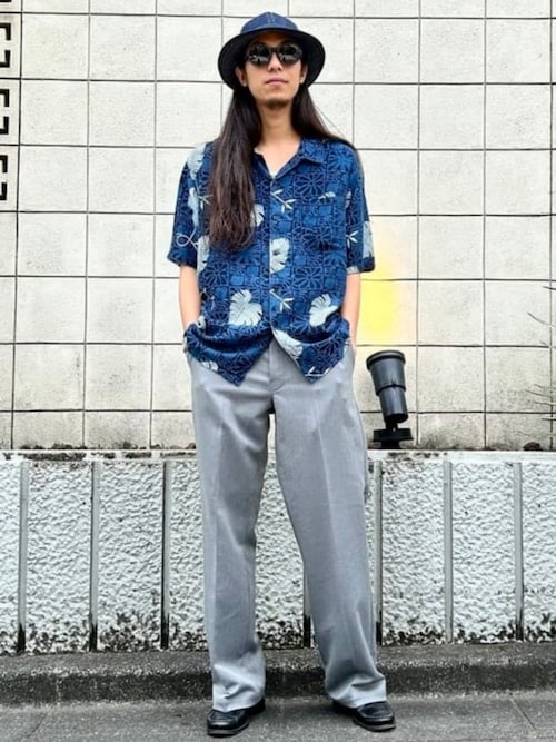 値下げ‼️ レアカラー REMI RELIEF × BEAMS PLUS 別注 セール】REMI RELIEF × BEAMS PLUS / 別注 Cut Jacquard Aloha