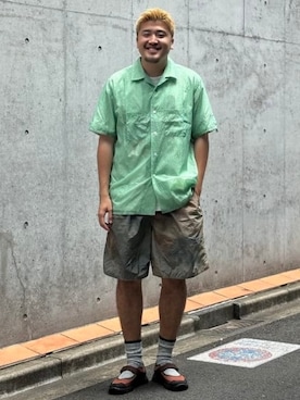 「BEAMS PLUS（ビームスプラス）のアイテム」を使った、BEAMS PLUSさん（メンズ・178cm）の夏コーディネート