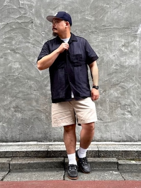 「BEAMS PLUS（ビームスプラス）のアイテム」を使った、BEAMS PLUSさん（メンズ・175cm）の夏コーディネート