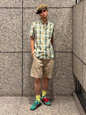 「BEAMS（ビームス）のアイテム（ファッション雑貨）」を使った、BEAMS PLUSさん（メンズ・181cm）の夏コーディネート