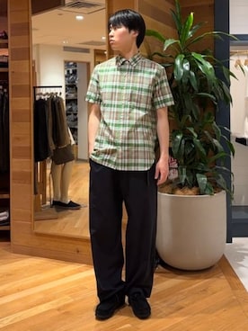 「BEAMS PLUS（ビームスプラス）のアイテム」を使った、BEAMS PLUSさん（メンズ・175cm）の夏コーディネート