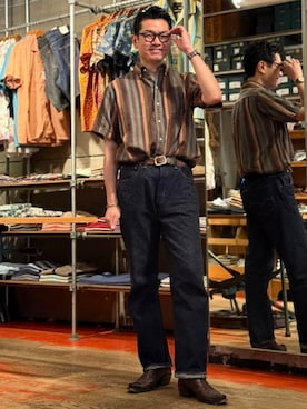 「BEAMS PLUS（ビームスプラス）のアイテム」を使った、BEAMS PLUSさん（メンズ・175cm）の夏コーディネート