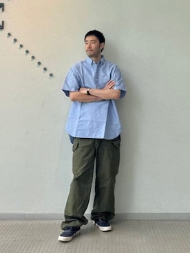 「BEAMS PLUS（ビームスプラス）のアイテム」を使った、BEAMS PLUSさん（メンズ・175cm）の夏コーディネート
