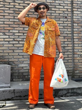 「BEAMS PLUS（ビームスプラス）のアイテム」を使った、BEAMS PLUSさん（メンズ・171cm）の夏コーディネート