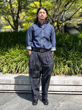 「BEAMS PLUS（ビームスプラス）のアイテム」を使った、BEAMS PLUSさん（メンズ・168cm）の秋コーディネート