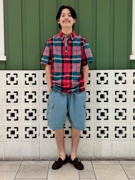 「BEAMS PLUS（ビームスプラス）のアイテム」を使った、BEAMS PLUSさん（メンズ・165cm）の夏コーディネート