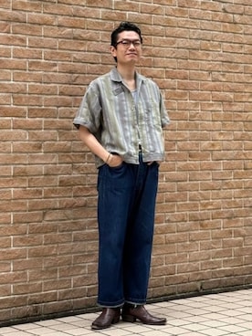「BEAMS PLUS（ビームスプラス）のアイテム」を使った、BEAMS PLUSさん（メンズ・175cm）の夏コーディネート