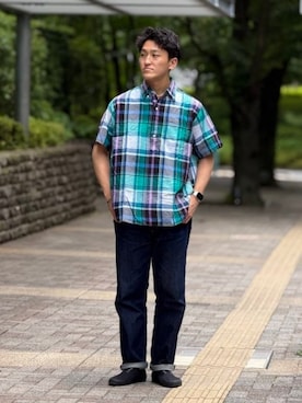 BEAMS PLUSさん(メンズ・180cm)の夏コーディネート