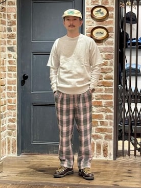 「BEAMS PLUS（ビームスプラス）のアイテム」を使った、BEAMS PLUSさん（メンズ・170cm）の春コーディネート