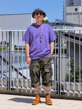 「BEAMS PLUS（ビームスプラス）のアイテム」を使った、BEAMS PLUSさん（メンズ・170cm）の春コーディネート