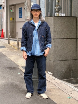 「BEAMS PLUS（ビームスプラス）のアイテム（トップス）」を使った、BEAMS PLUSさん（メンズ・170cm）の春コーディネート