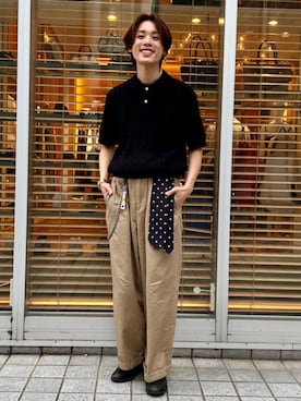「BEAMS（ビームス）のアイテム」を使った、BEAMS PLUSさん（メンズ・165cm）の夏コーディネート