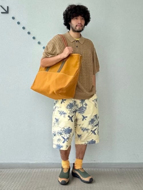 L.L.Bean / 別注 Deep Bottom Leather Handle Zip Tote XL（トート