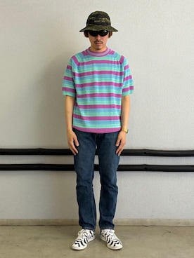 「BEAMS PLUS（ビームスプラス）のアイテム」を使った、BEAMS PLUSさん（メンズ・173cm）の夏コーディネート