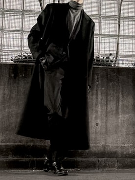 「アイテム（スーツジャケット）」を使った、unhomelanderさん（メンズ・172cm）の冬コーディネート