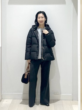 「GLOBAL WORK（グローバルワーク）のふわふわHugmeドルマンプルオーバー/595406（ニット/セーター）」を使った、rellraさん（レディース・159cm）の秋コーディネート