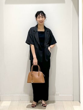 「GLOBAL WORK（グローバルワーク）のアイテム（テーラードジャケット）」を使った、rellraさん（レディース・159cm）の夏コーディネート