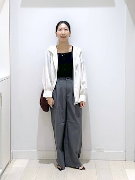 「GLOBAL WORK（グローバルワーク）のアイテム（パンツ）」を使った、rellraさん（レディース・159cm）の夏コーディネート