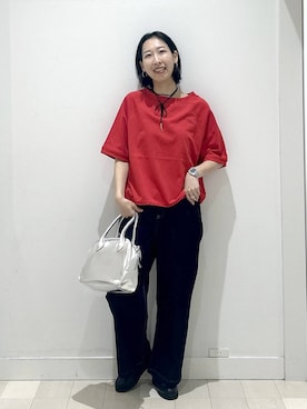 「アイテム（チョーカー）」を使った、rellraさん（レディース・159cm・30代）の秋コーディネート