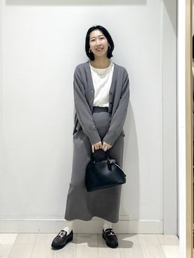 「アイテム（スカート）」を使った、rellraさん（レディース・159cm・30代）の秋コーディネート