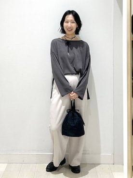 「アイテム（チョーカー）」を使った、rellraさん（レディース・159cm・30代）の秋コーディネート