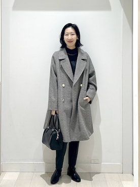 「ハグミーニット_GLOBALWORK」｜rellraさん（レディース・159cm）の冬コーディネート