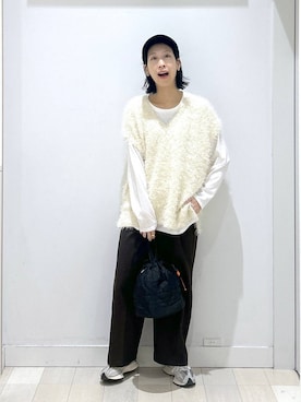 「アイテム（キャップ）」を使った、rellraさん（レディース・159cm・30代）の秋コーディネート