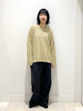 「アイテム（バレエシューズ）」を使った、rellraさん（レディース・159cm・30代）の春コーディネート