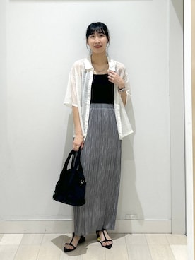「アイテム（トートバッグ）」を使った、rellraさん（レディース・159cm・30代）の夏コーディネート
