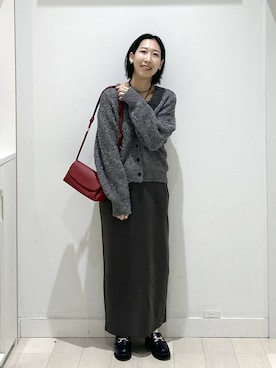 「アイテム（ワンピース/ドレス）」を使った、rellraさん（レディース・159cm・30代）の秋コーディネート