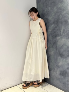 「フェスコーデ」｜「アイテム（ワンピース/ドレス）」を使った、なごみそさん（レディース・160cm）の夏コーディネート