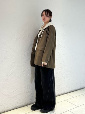 「アイテム（その他アウター）」を使った、なごみそさん（レディース・160cm）の秋コーディネート