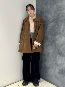 「アイテム（スニーカー）」を使った、なごみそさん（レディース・160cm）の秋コーディネート