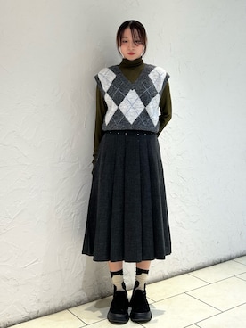 「kbf_ootd」｜なごみそさん（レディース・160cm）の秋コーディネート