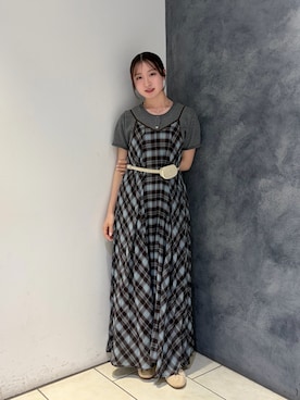 「KBF（ケイビーエフ）のアイテム（シューズ）」を使った、なごみそさん（レディース・160cm）の春コーディネート