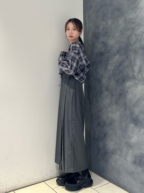 セール】ラップライクプリーツスカート（スカート）｜KBF