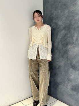 「ビスチェコーデ」｜なごみそさん（レディース・160cm）の秋コーディネート